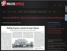 Tablet Screenshot of hallzig-express.de